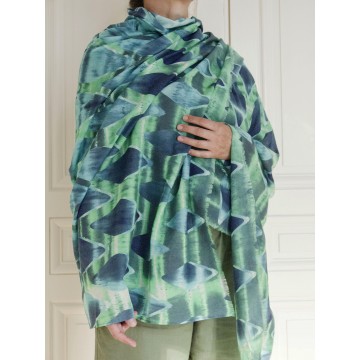 Sarong HALVEO - VERDE - PERTH 100% coton